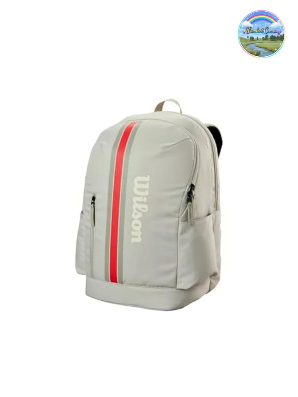 Tennis Racket Backpack Holds 2 Rackets Polyester Adjustable Straps